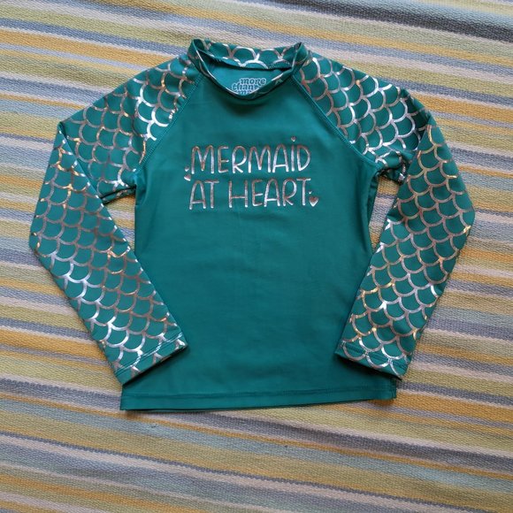 More than Magic "Mermaid at Heart" rash guard XS 4/5 - Picture 1 of 7